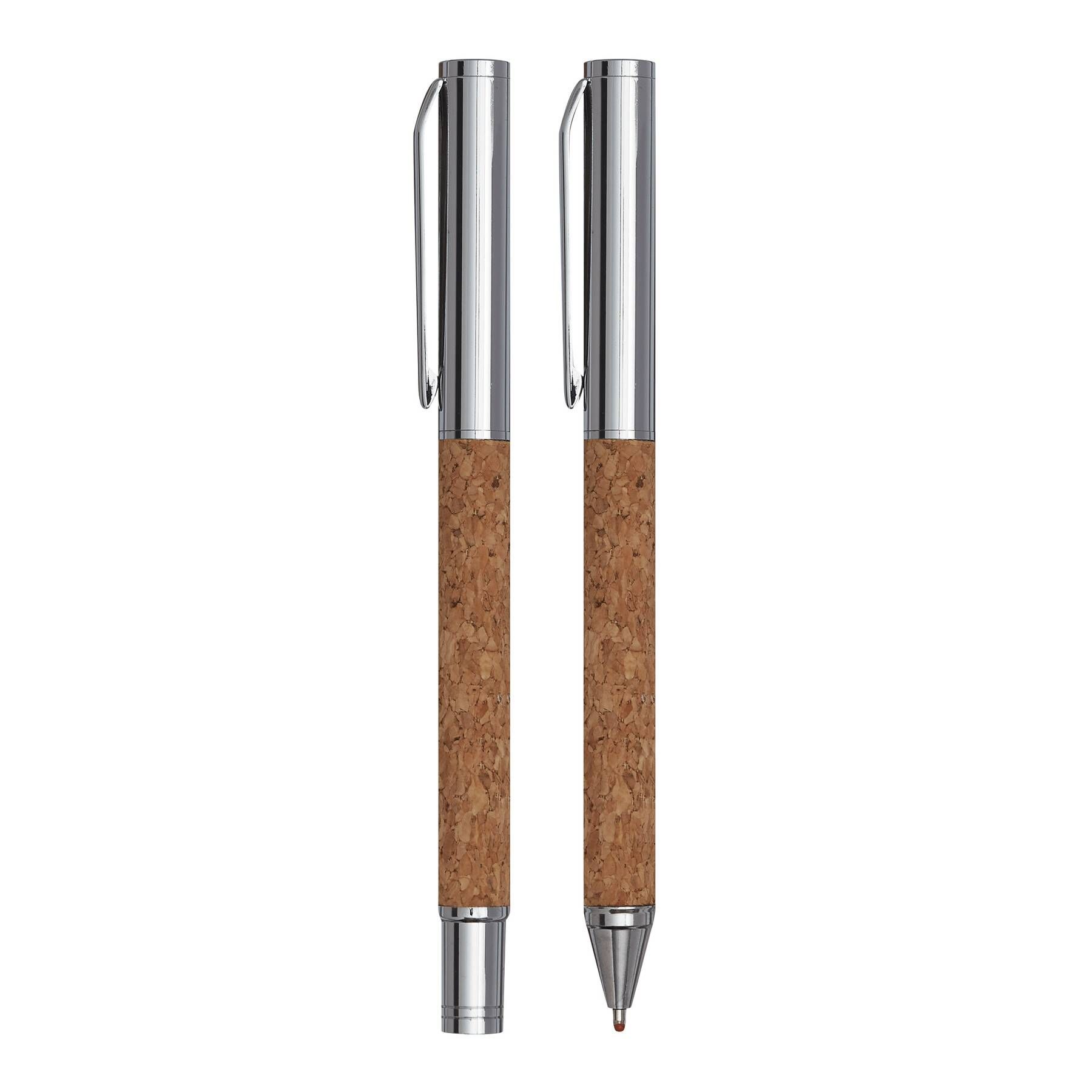 Schreibset CORK SIGNATURE - braun - silber-902