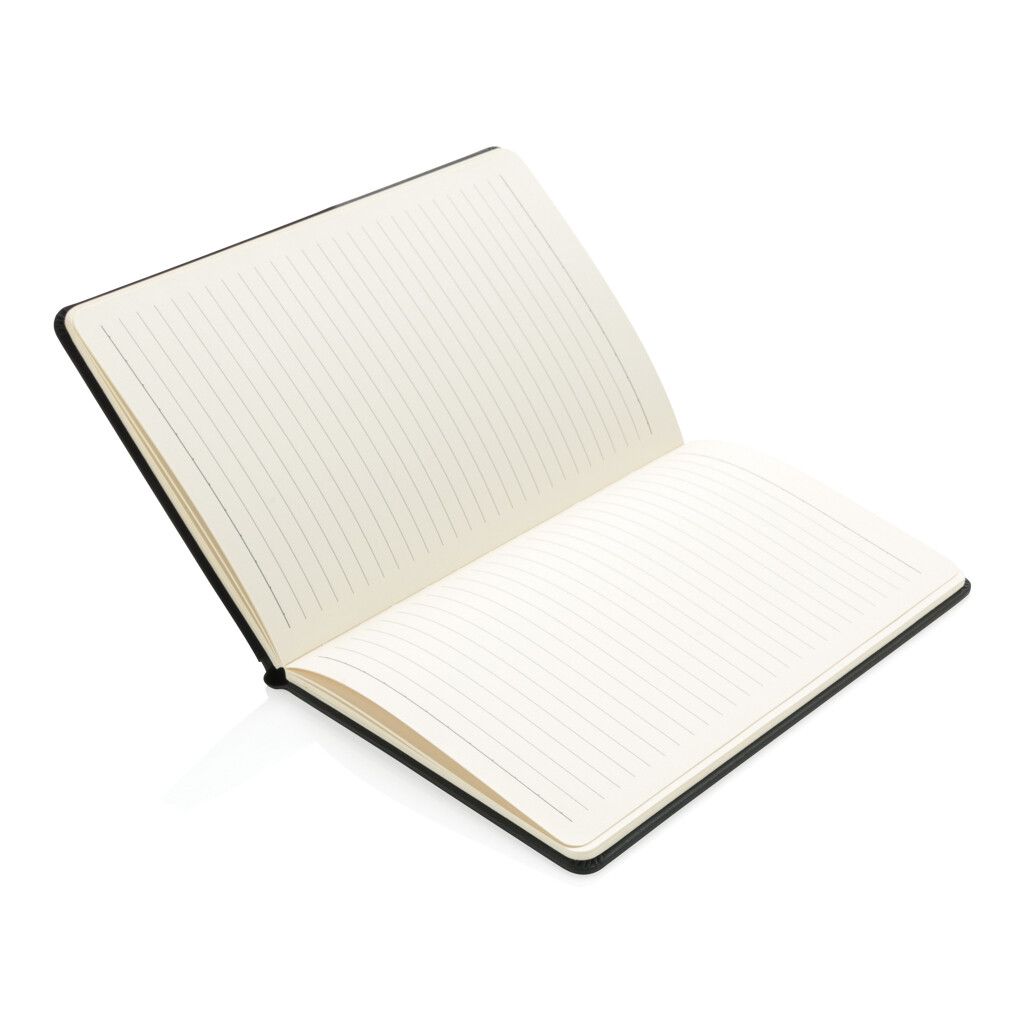A5 Deluxe Notizbuch mit Fächern - schwarz-245