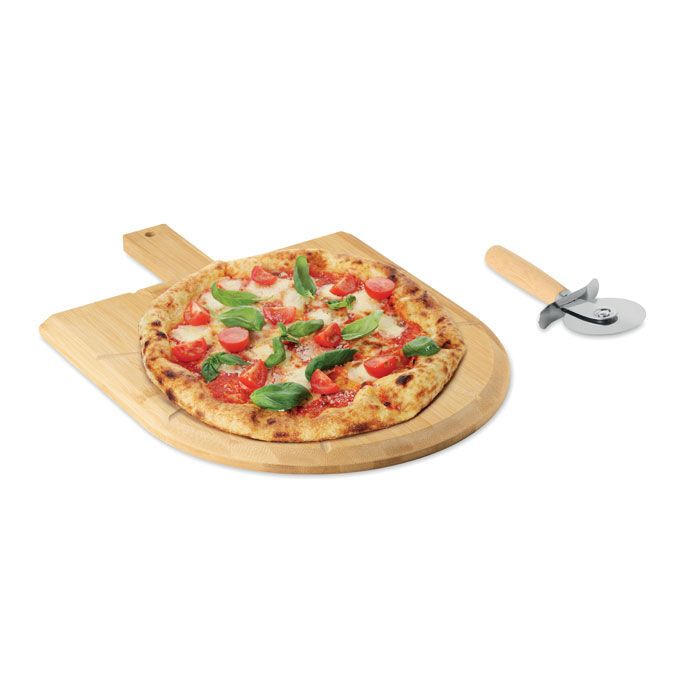 Pizza-Set Bambus NAPOLITANA - holz-940