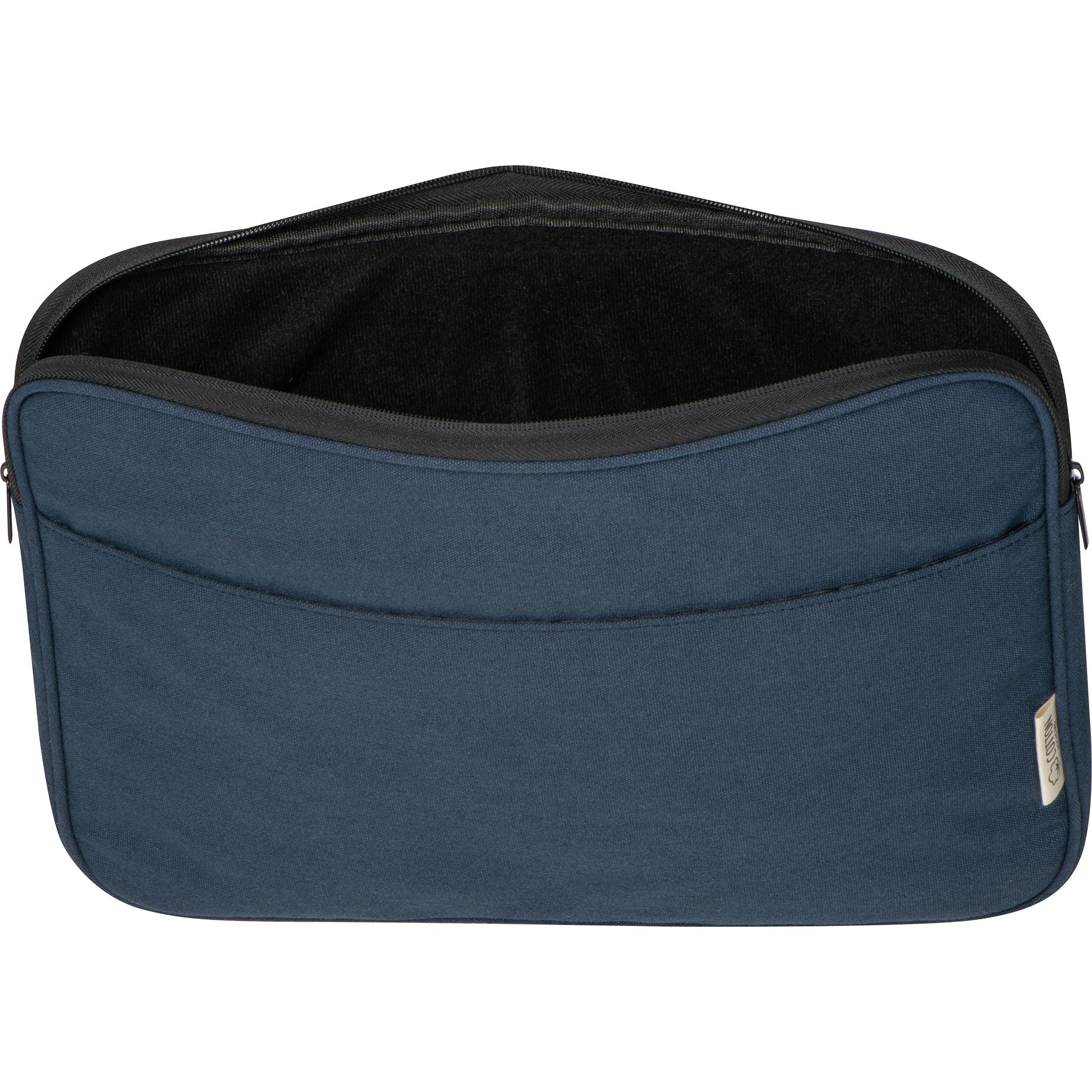 Laptoptasche aus recycelter Baumwolle - dunkelblau-162
