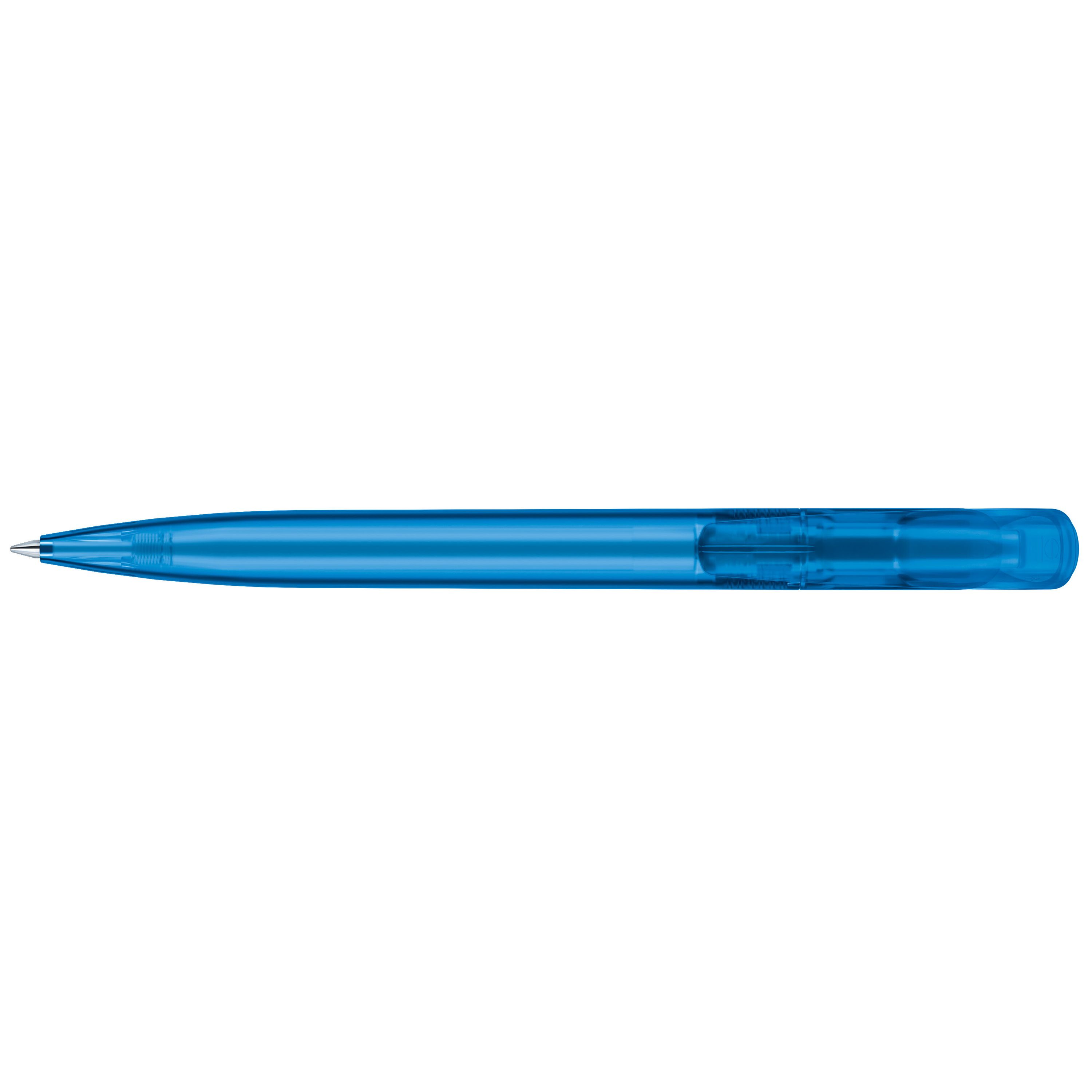 Challenger Frosted Druckkugelschreiber - blau-851