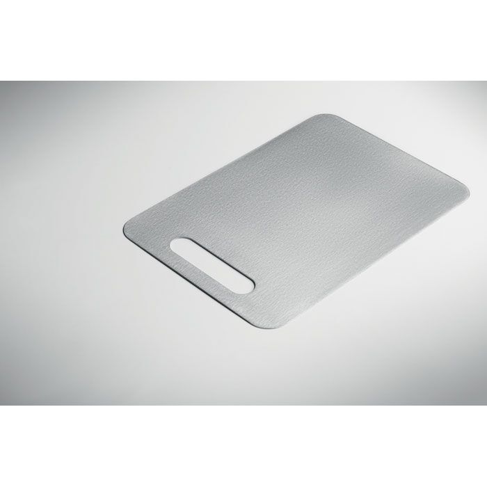 Schneidebrett Edelstahl M PLATI + - silber-836