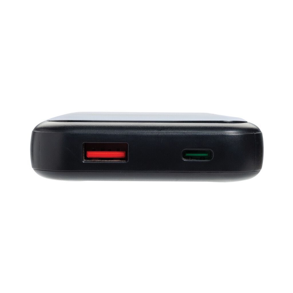 Turbopack 10000mAh Powerbank mit integr. Kabeln aus RCS rABS - schwarz-243