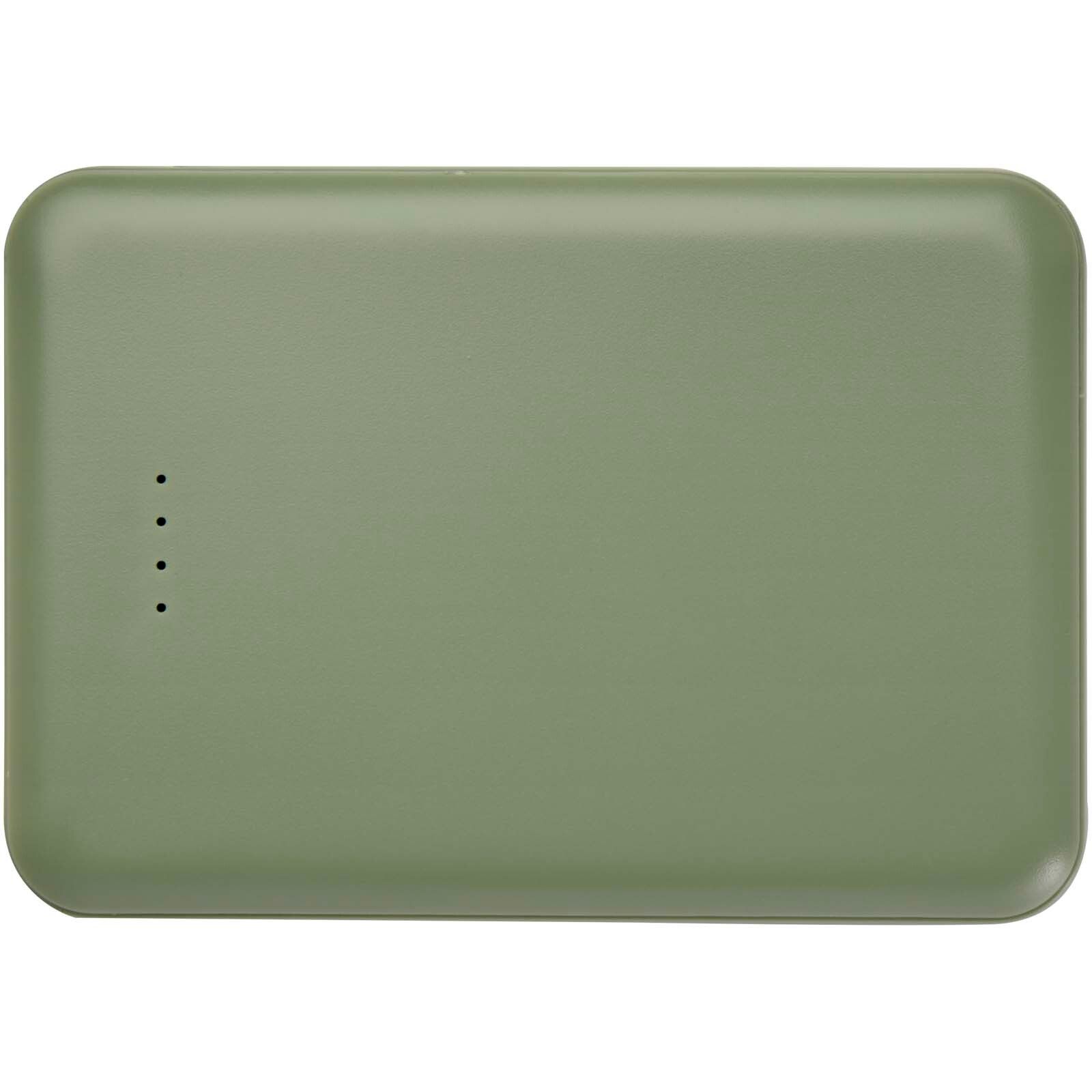 Asama 5000 mAh Typ-C Powerbank aus recyceltem Kunststoff - heather grün-993