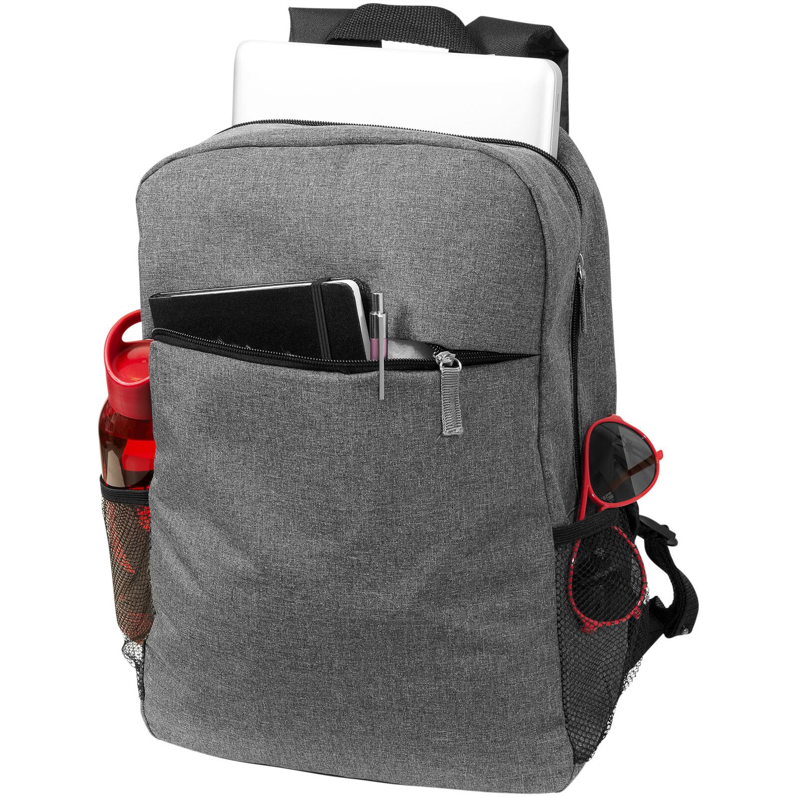 Hoss 15" Laptoprucksack 18L - heather mediumgrau-848