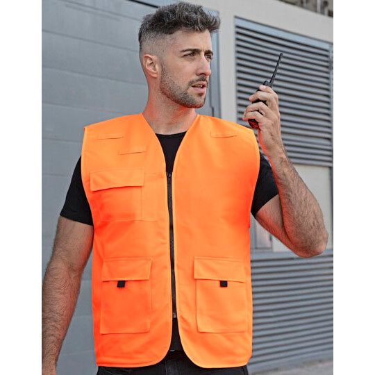 Padded Multifunctional Work Vest Kiel CO² Neutral - black-313