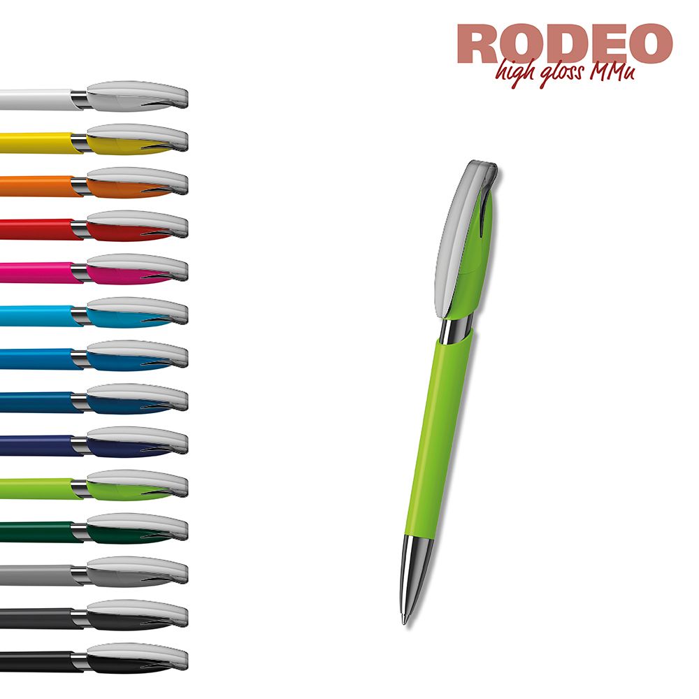 Druckkugelschreiber Rodeo high gloss MMn - dunkelgrün-367