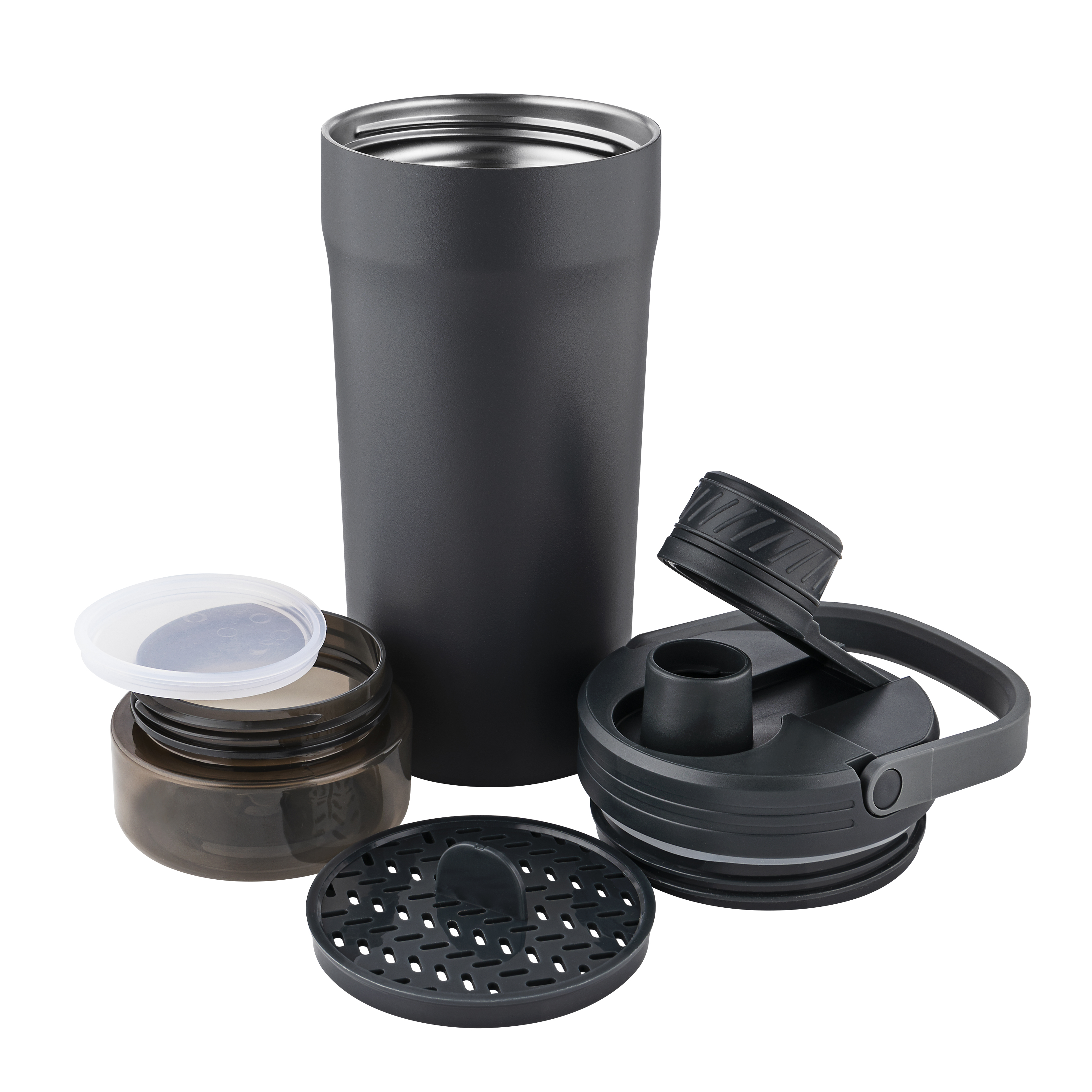 Metmaxx® Thermobecher "HydroShake" - grau-570