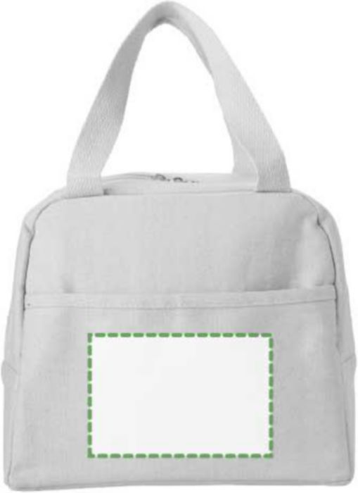 Veredelungsposition Tasche auf der Vorderseite