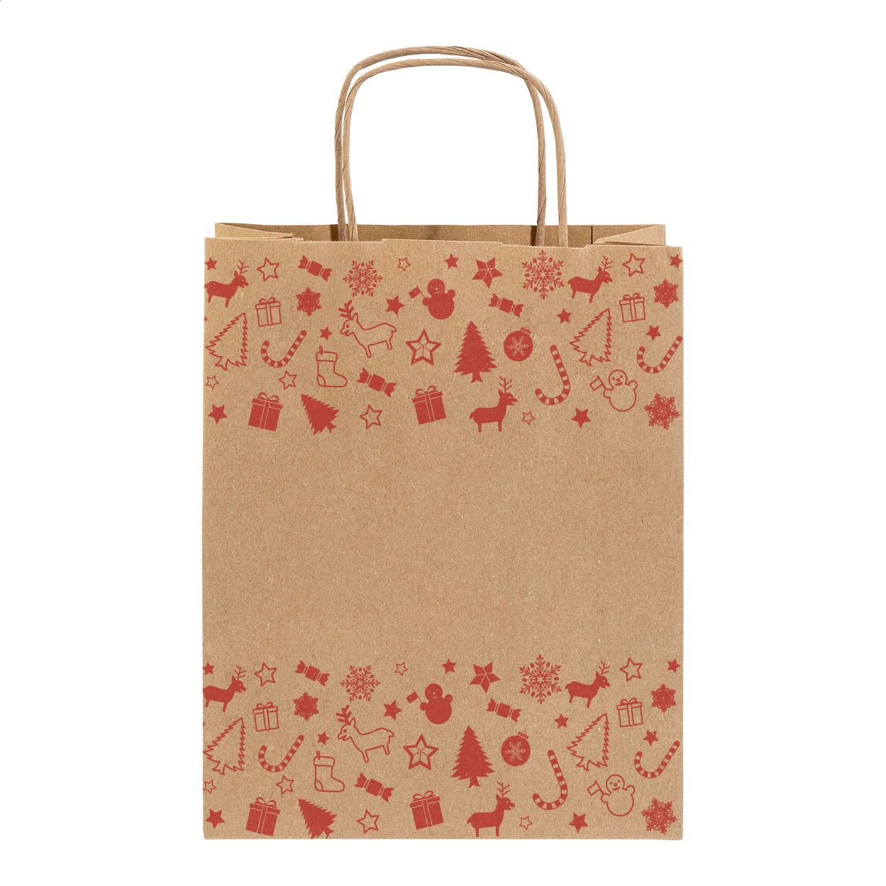 Julegave L Weihnachtsgeschenktasche, groß - natur-622