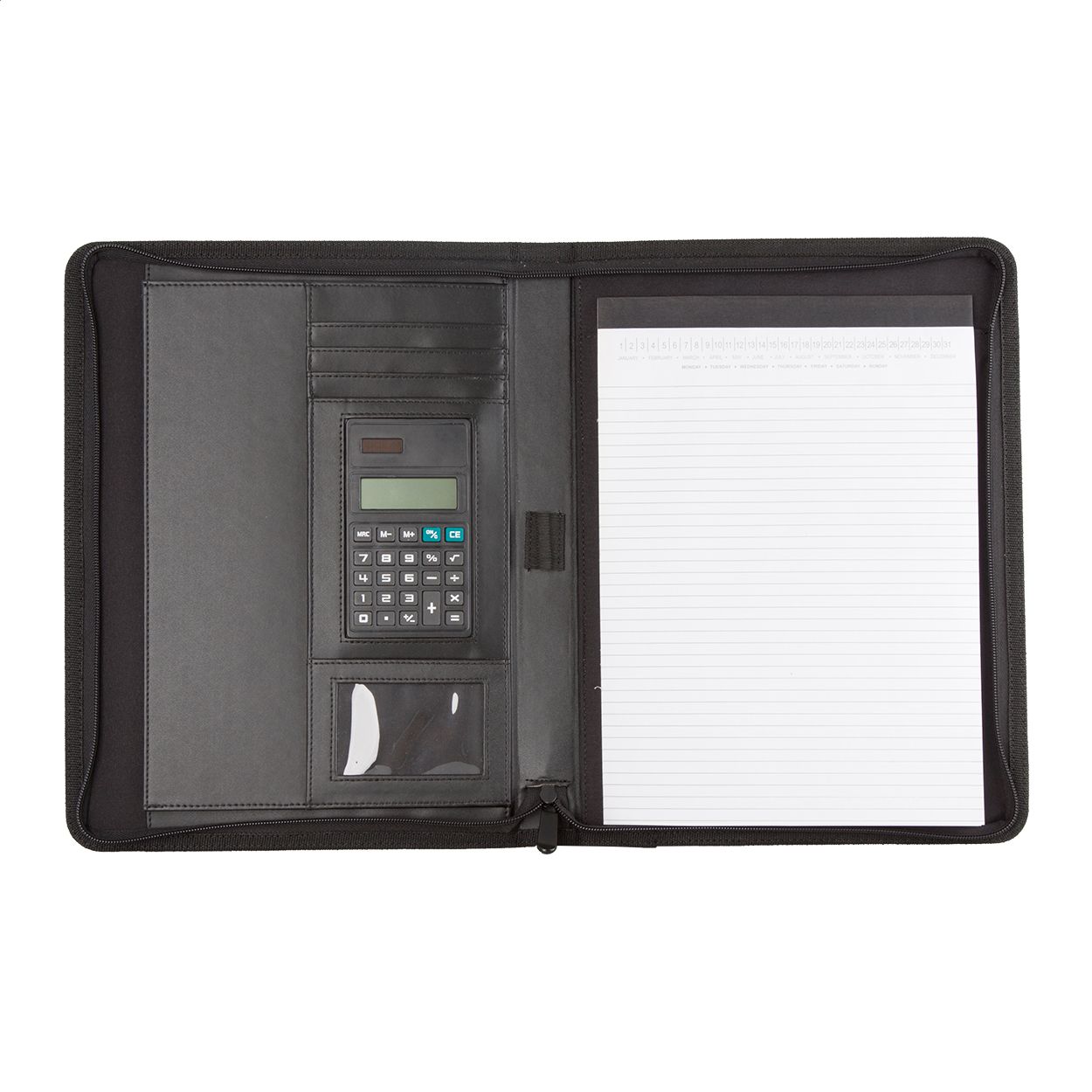 Dokumentenmappe Smokey Zip - grau-512