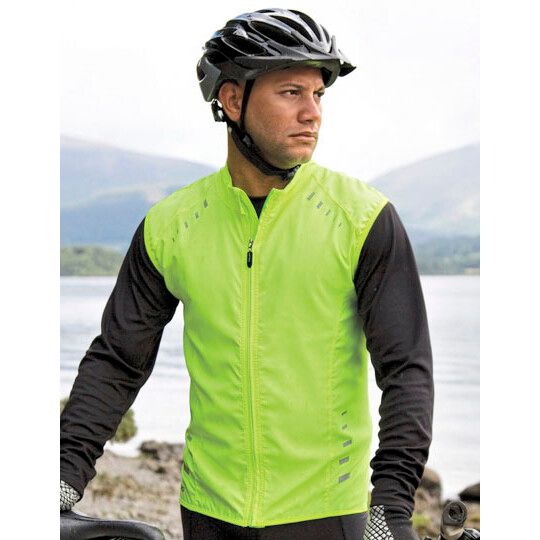 Bikewear Crosslite Gilet - neon lime-941