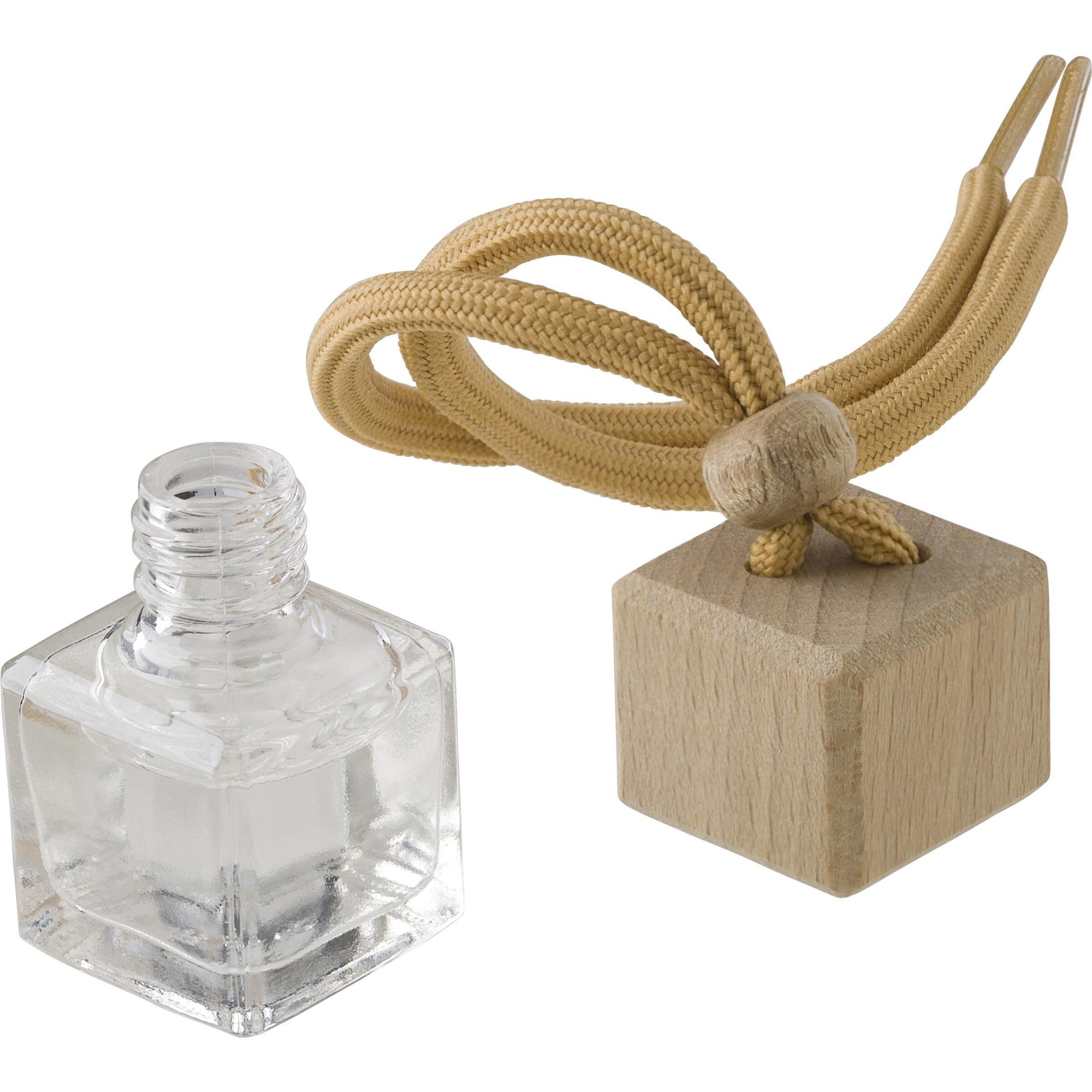 Nachfüllbarer Autoerfrischer aus Glas Roman - braun-580