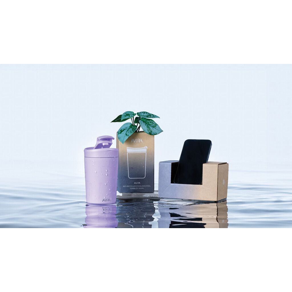 Avira Alya RCS recycelter Stainless-Steel Becher 300ml - lila-441