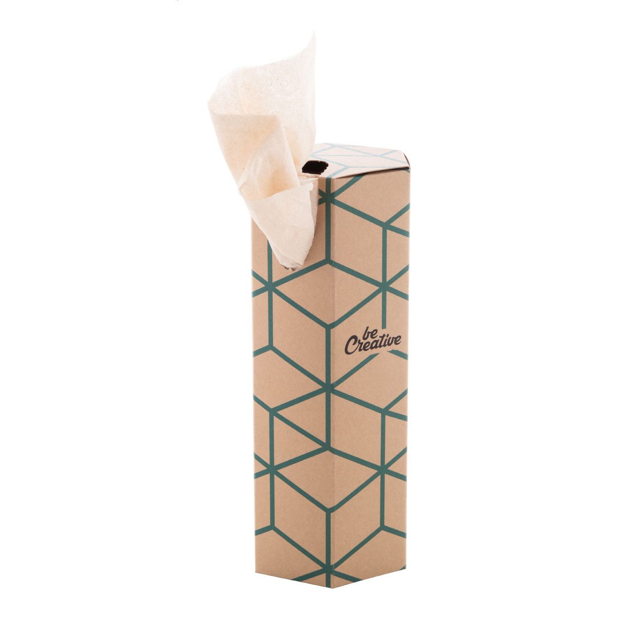 CreaSneeze Hex Eco Individueller Taschentuchspender - natur-729