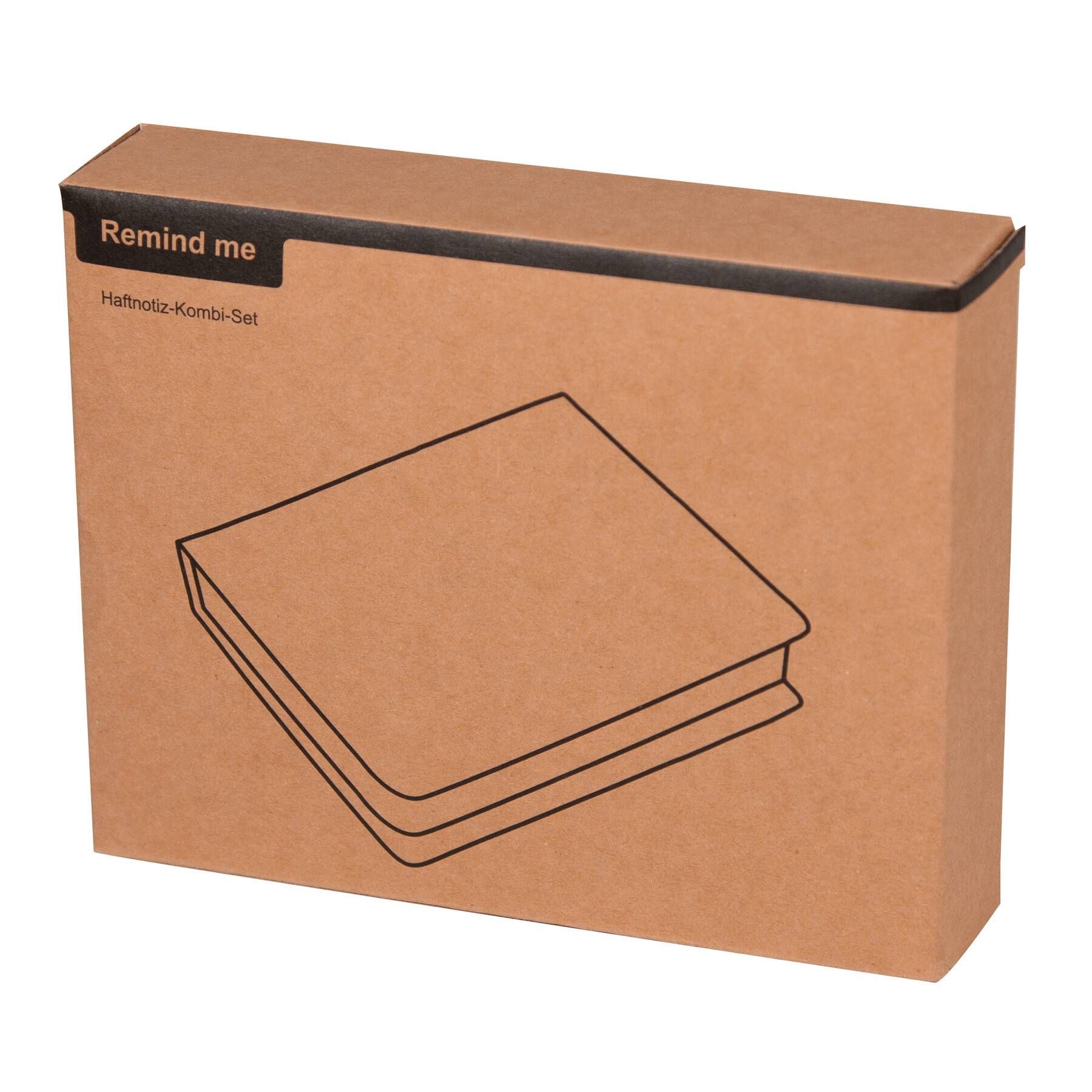 Haftnotiz-Kombi-Set REMIND ME - schwarz-687