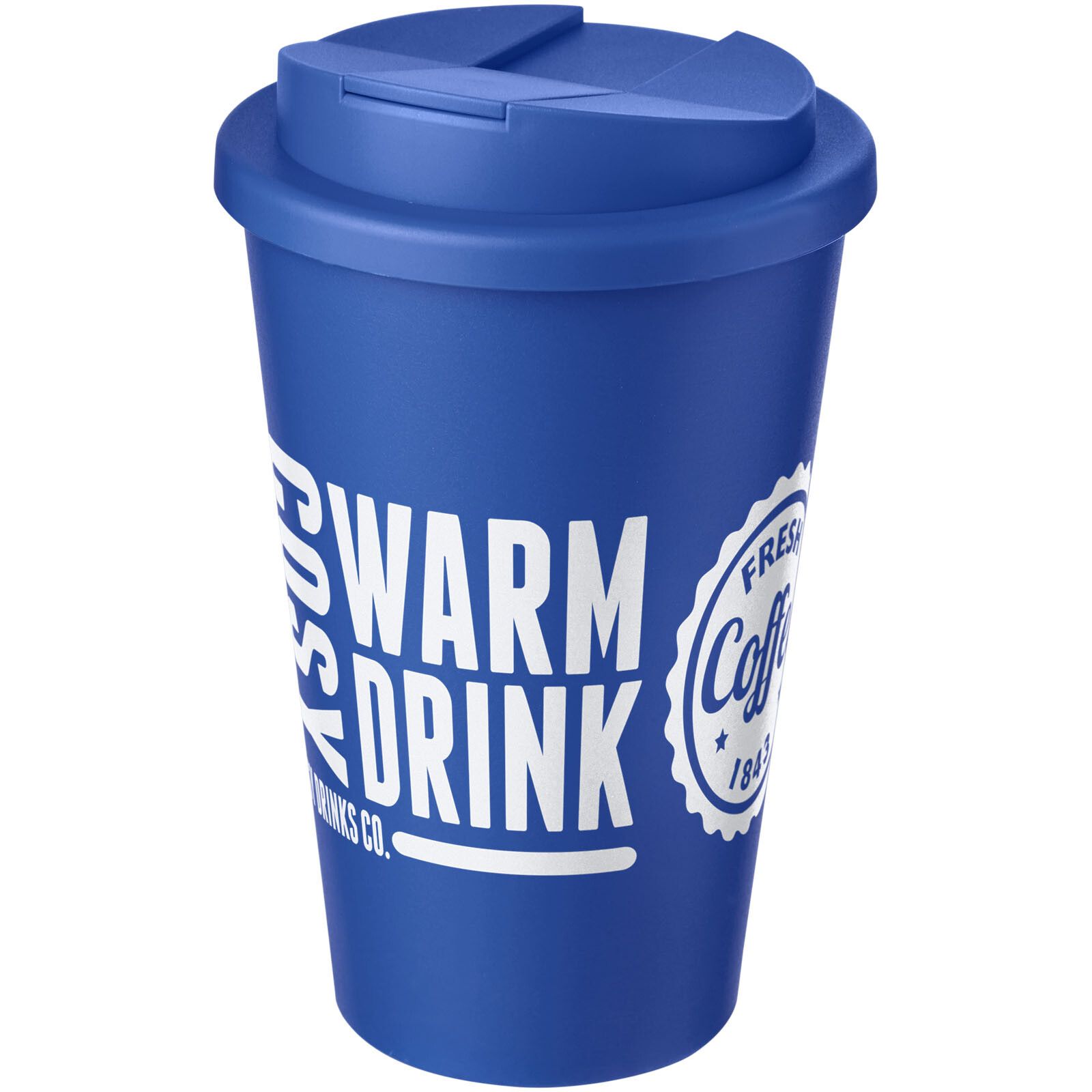 Americano 350 ml Isolierbecher mit auslaufsicherem Schraubverschluss - mittelblau-890
