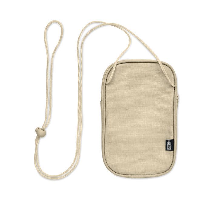 Crossbody-Reisetasche RPET KOROVIN POUCH - beige-585