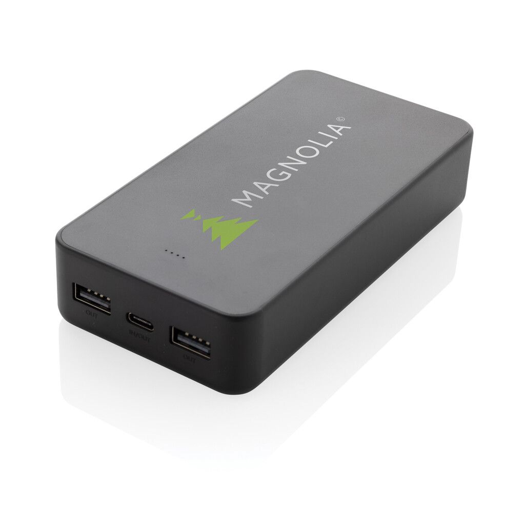 Boostcore 20.000mAh Powerbank aus RCS rec. Kunststoff - schwarz-703
