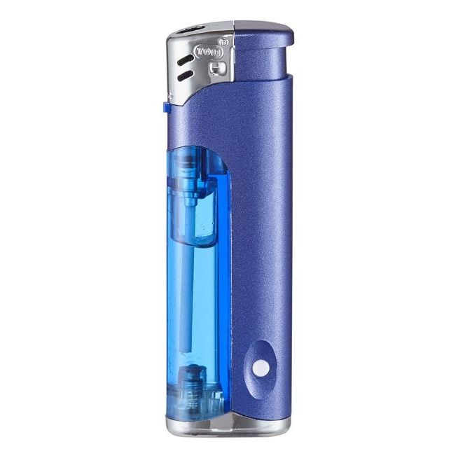 TOM® Elektronik-Feuerzeug EB-17 LED - metallic blau-23