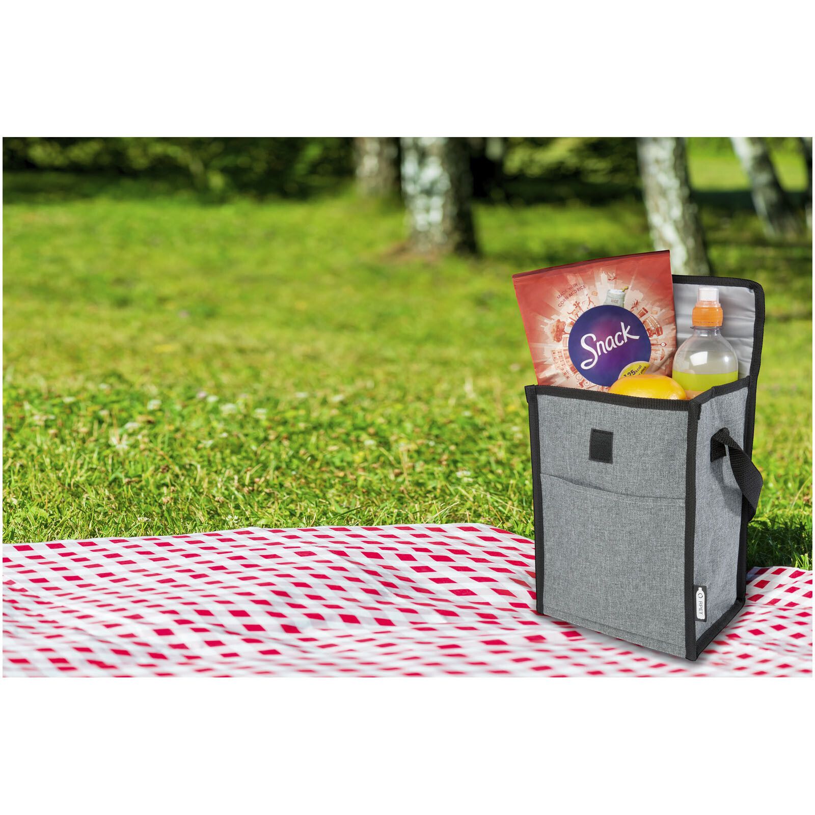 Reclaim GRS rPET Kühltasche für 4 Dosen 5L - heather grau-705