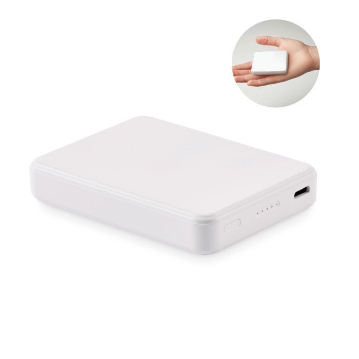Powerbank 5000 mAh KLEINPOW - weiß-581