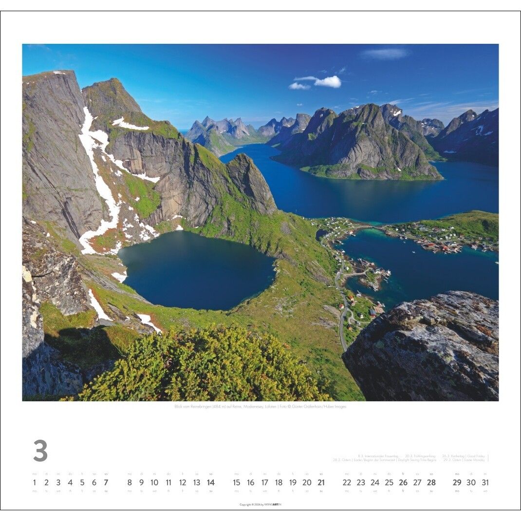 Norwegen - Landschaft & Natur Kalender-378
