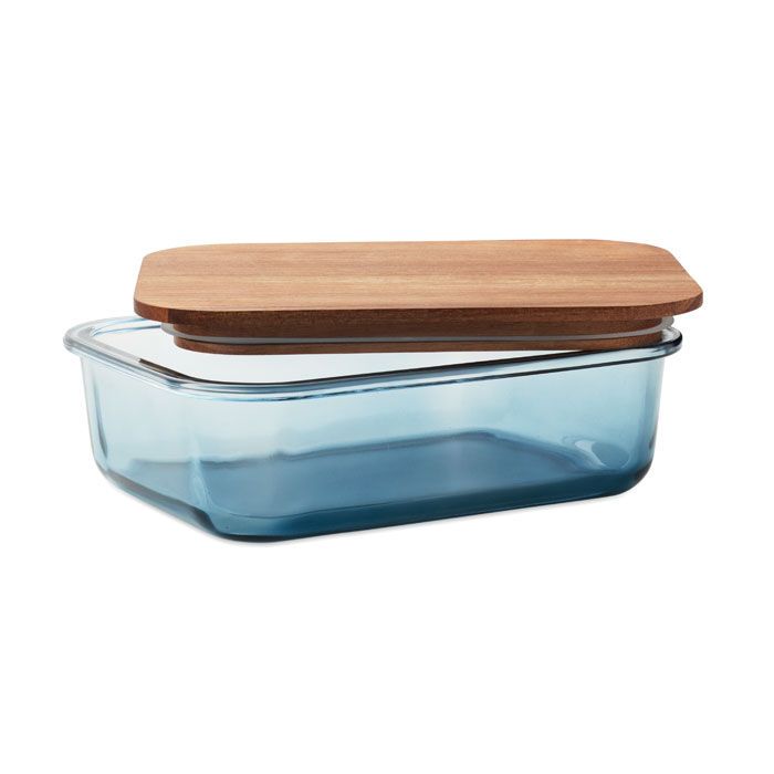 Lunchbox Glas 800ml VITRIO LUNCH - transparent blau-679