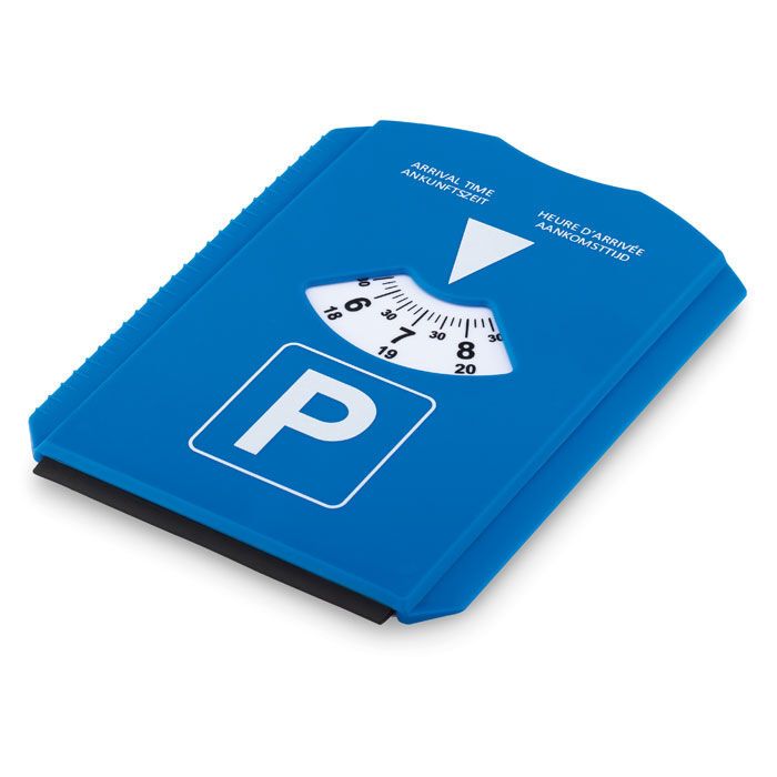 Parkscheibe mit Eiskratzer PARK & SCRAP - blau-780