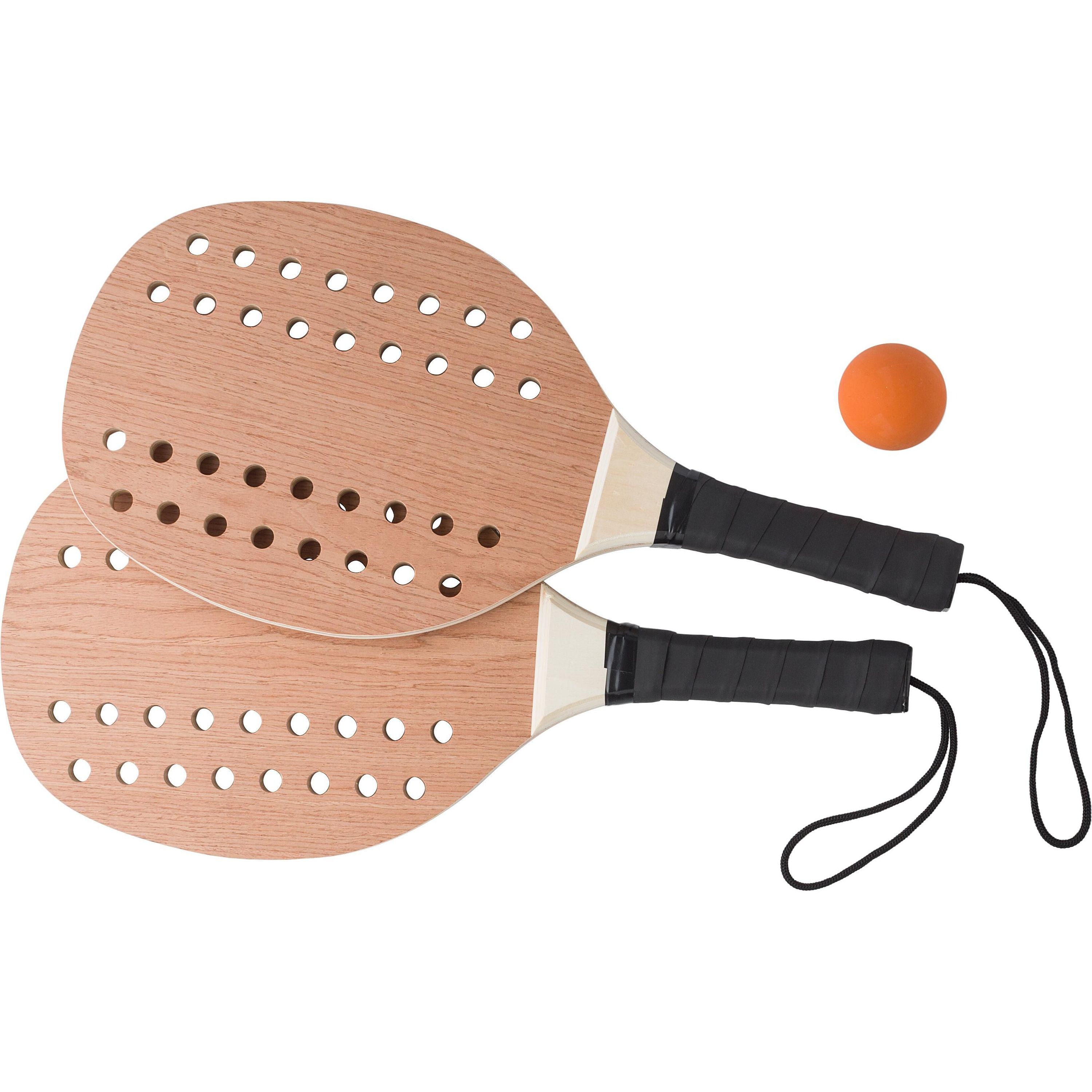 Tennisset aus Rosenholz Sergio - braun-755