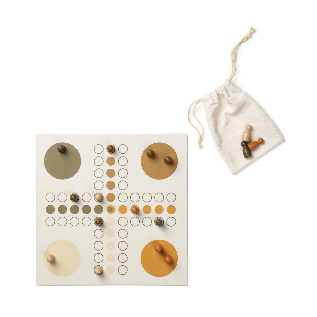 VINGA Coffee-Table Spielesammlung - braun-643