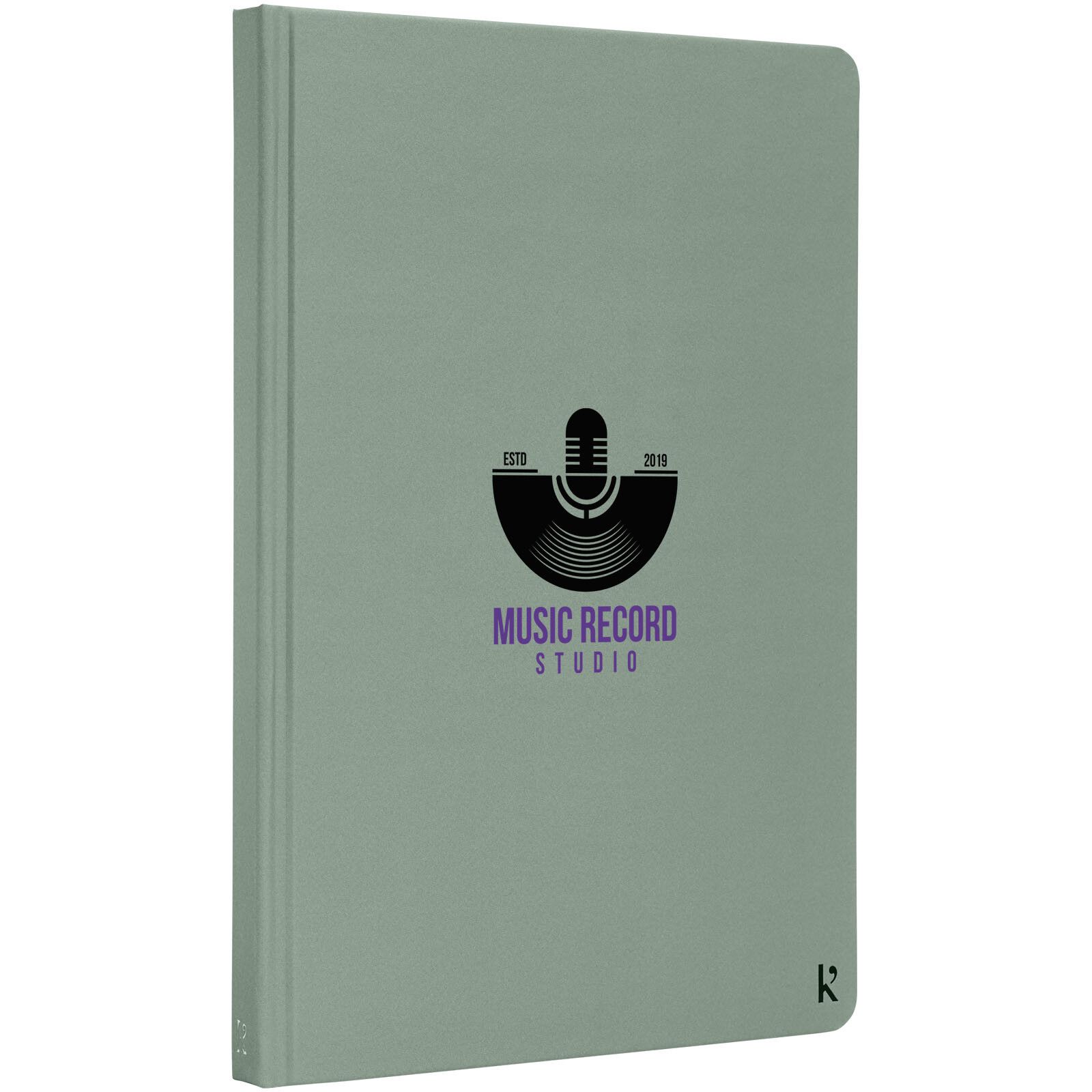Karst A5 Hardcover Notizbuch - heather grün-871