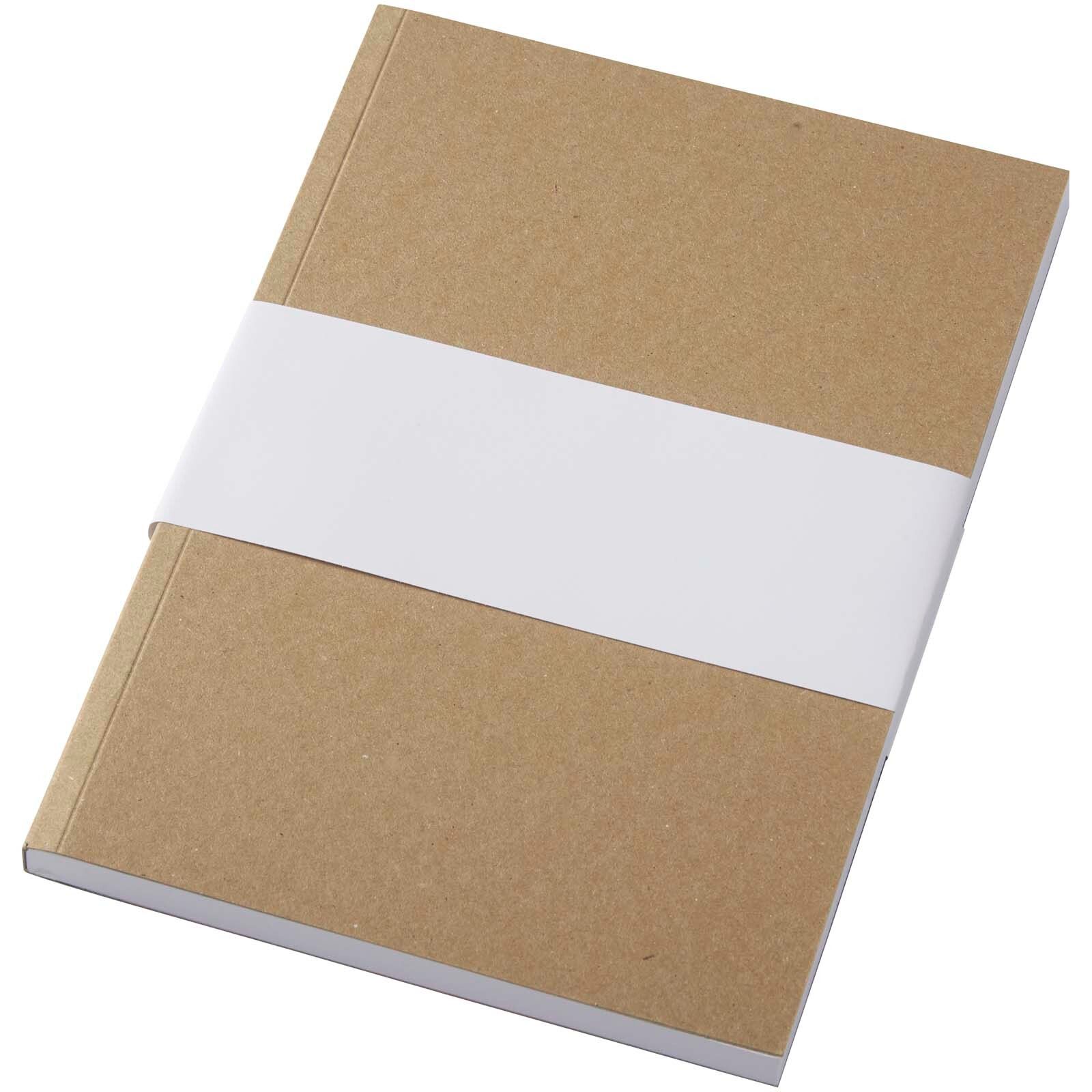 Novella Austen A5 Softcover Notizbuch aus recyceltem Kraftpapier – 100 Blatt - natur-199