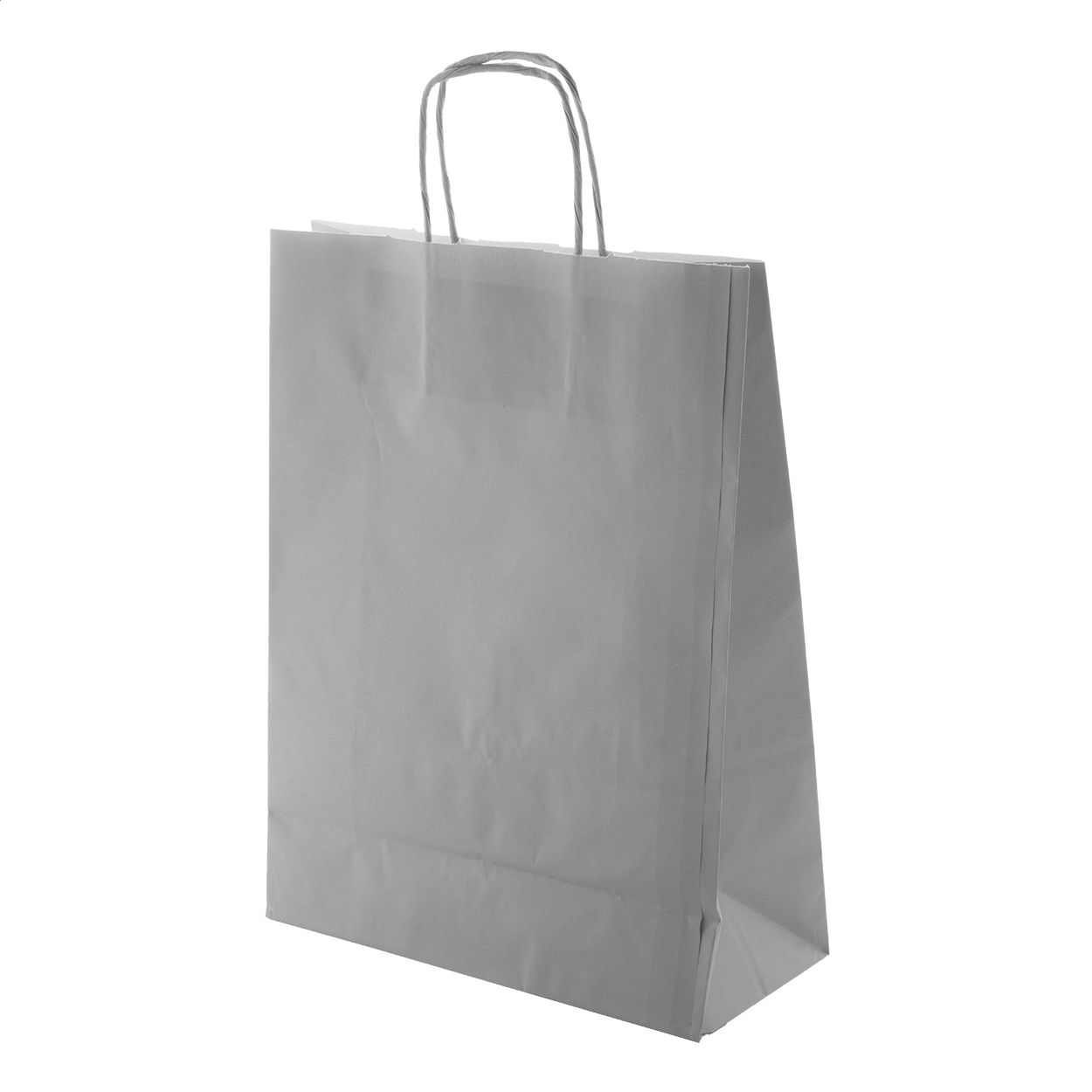 Papier-Einkaufstasche Store - aschgrau-613