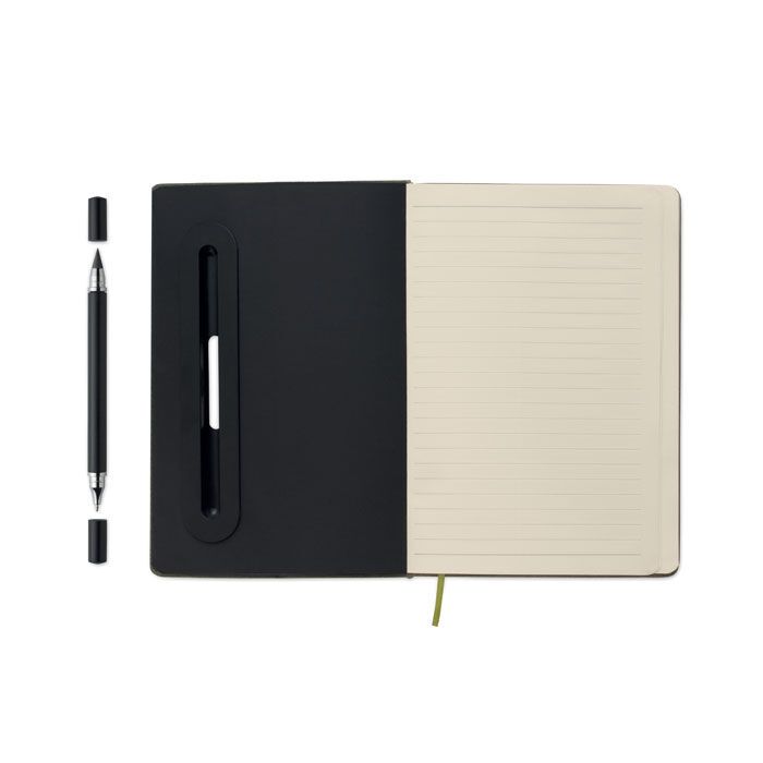 DIN A5 Notizbuch RPET RINBOOK - dunkelgrün-793