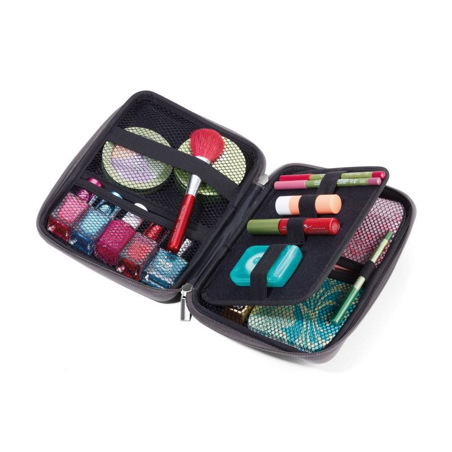 Troika Organizer-Etui TRAVEL CASE - grau - schwarz-628