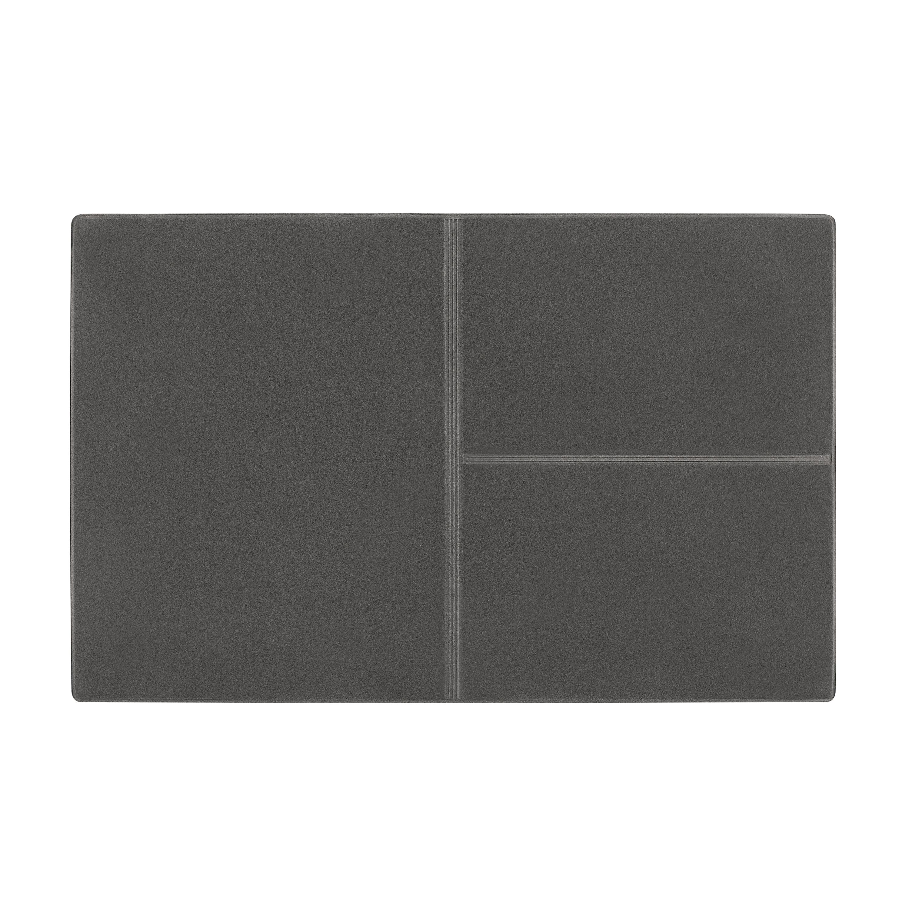 CreativDesign® Ausweistasche "Euro" Veloursfolie mit Einschub - silber-753