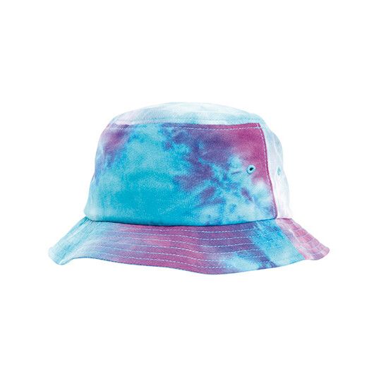 Festival Print Bucket Hat - purple - turquoise-870