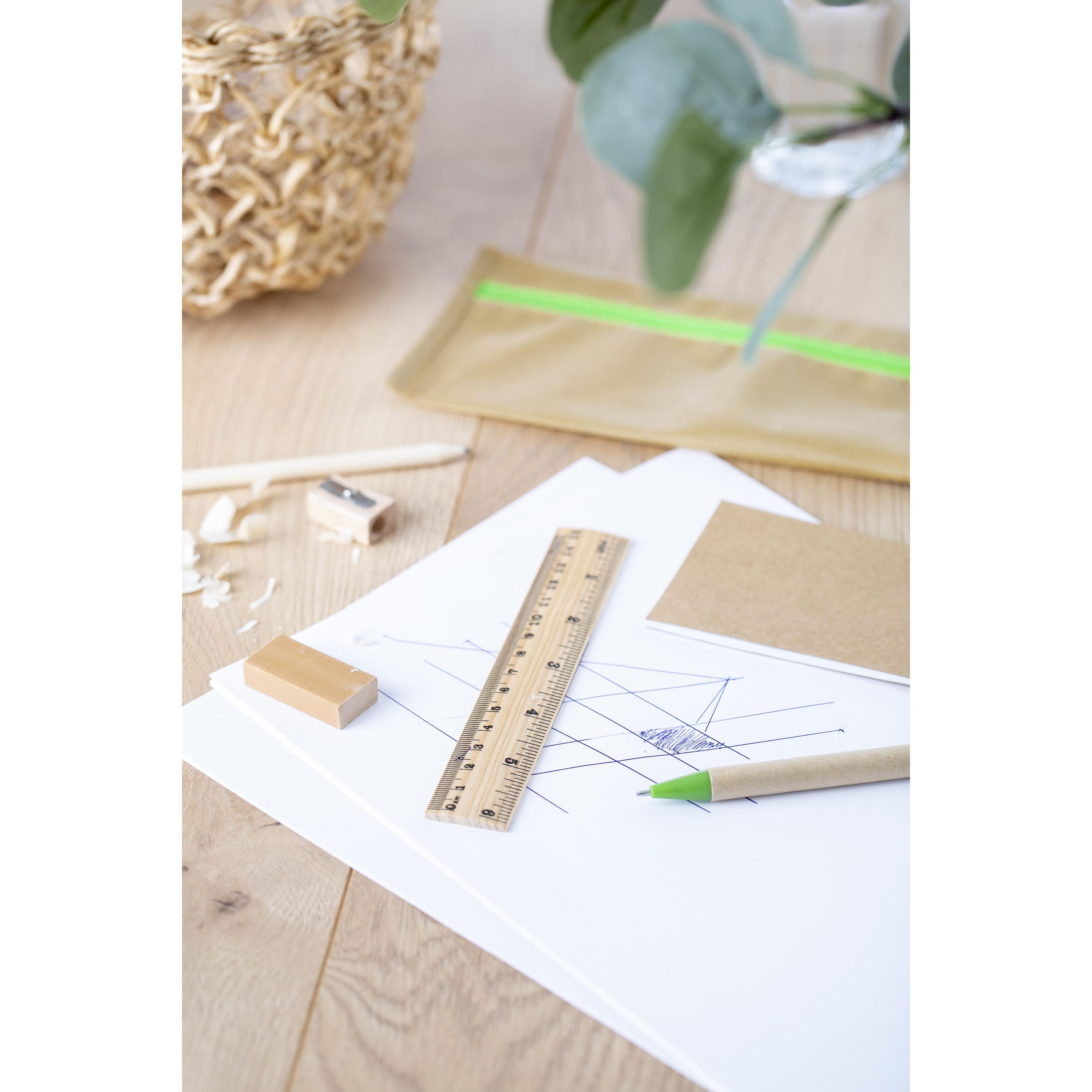 Stifte-Etui aus Non-Woven Bilal - khaki-508