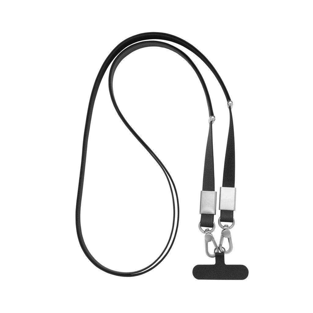 Nivo Crossbody-Handyband aus RCS recyceltem PET - schwarz-906