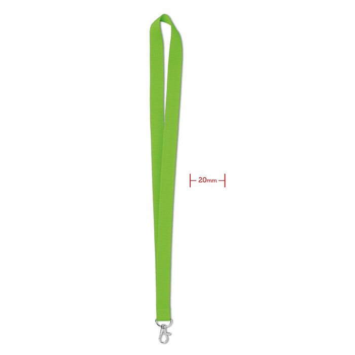 Lanyard 20mm SIMPLE LANY - limette-562