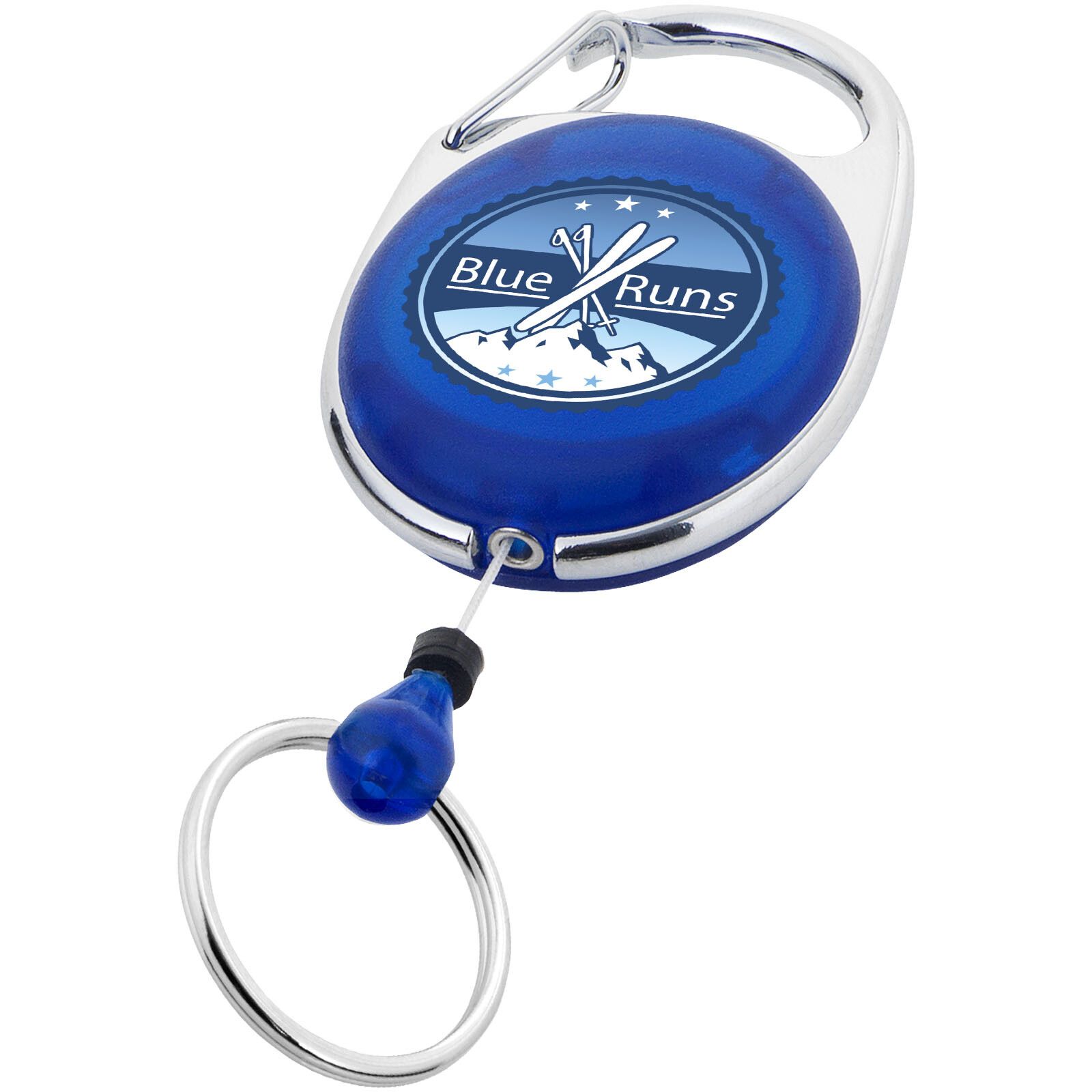 Gerlos Schlüsselkette mit Rollerclip - blau-610