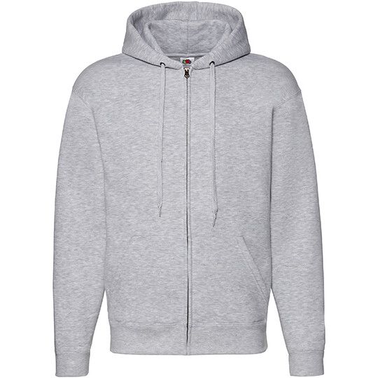 Premium Hooded Sweat Jacket - heather grey-305