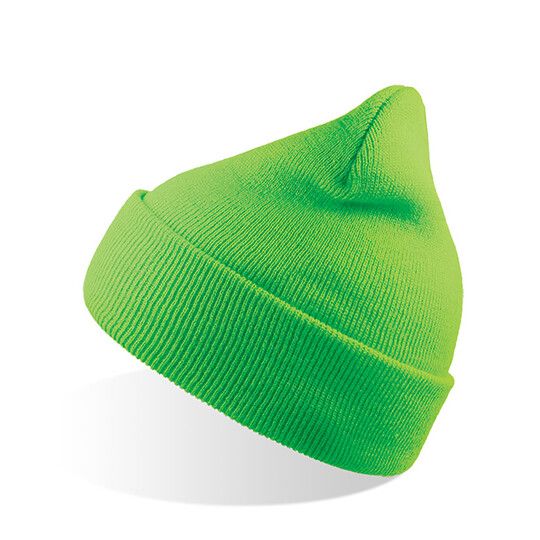 Wind Beanie - green fluo-577