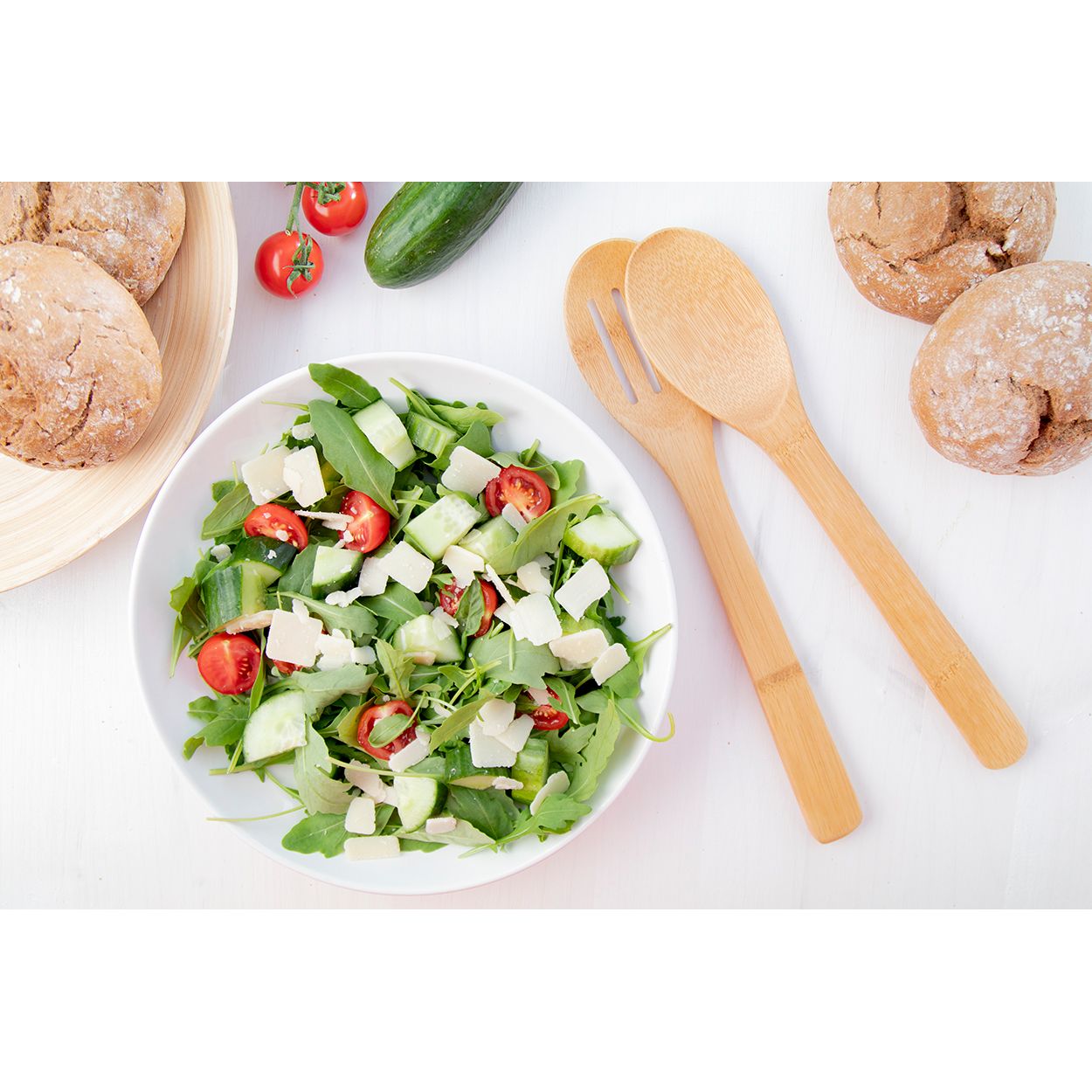 Salatbesteck Escaro - natur-687