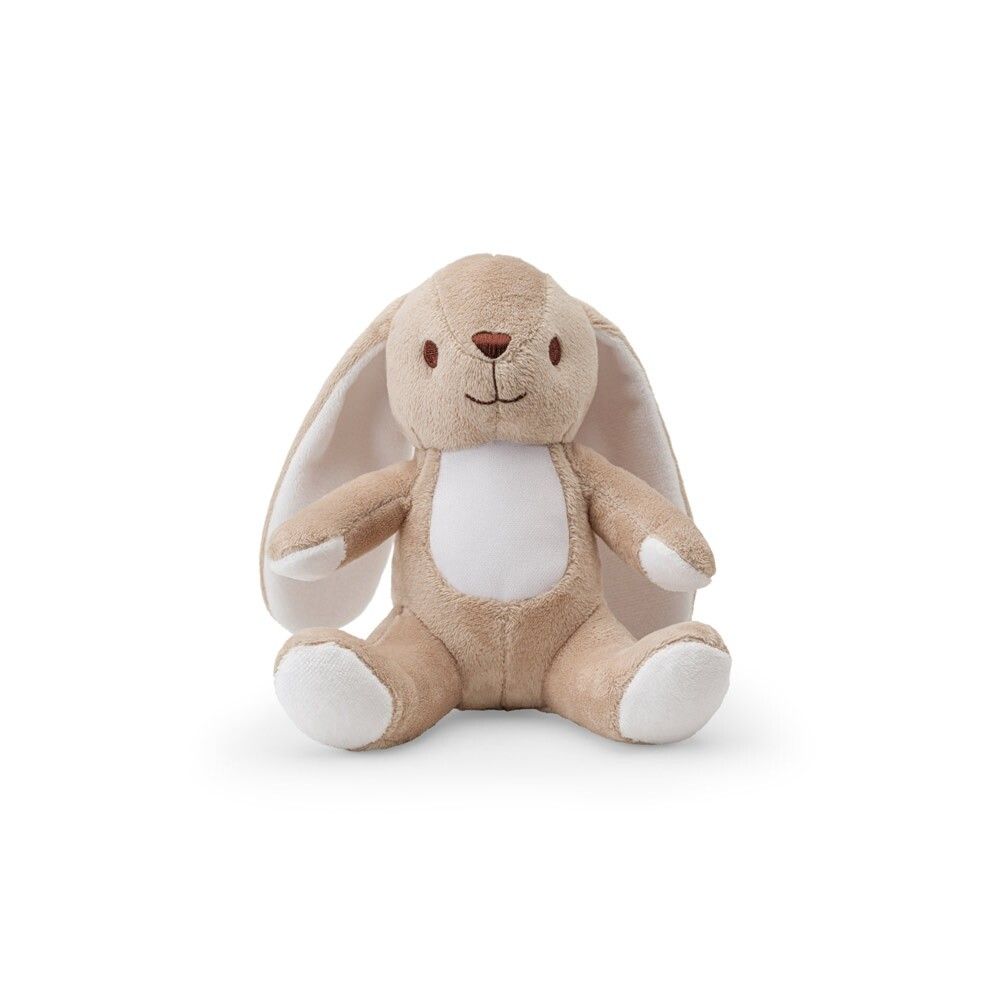 BUGS Plüschtier aus Polyester in Form eines Hasen, mit Stoff, der sich zur Personalisierung eignet - beige-385