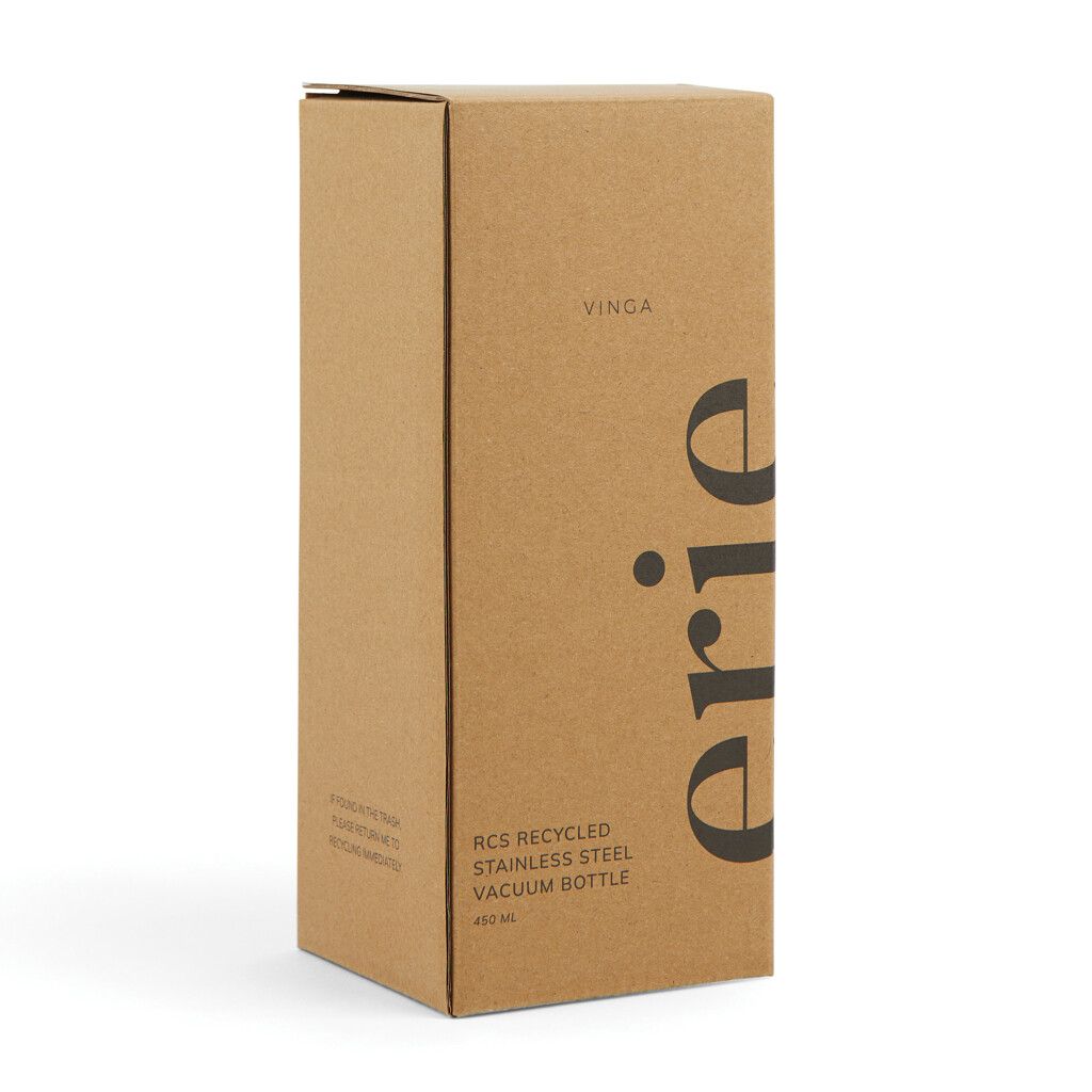 VINGA Erie 450ml Vakuumflasche aus RCS recyceltem Stahl - weiß-112