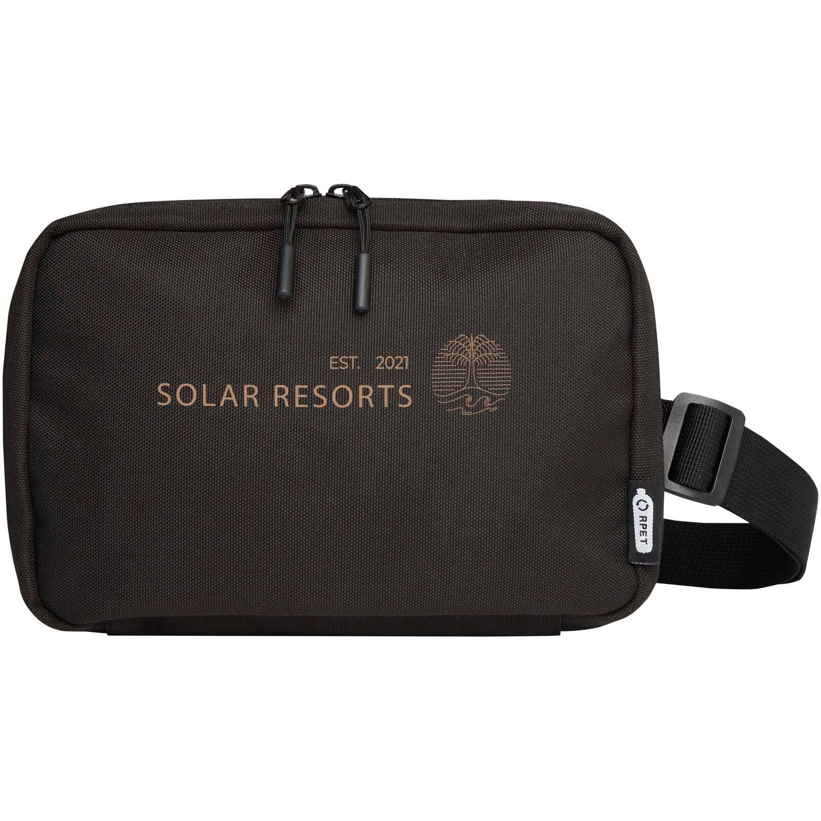Roam GRS recycelte modulare Kulturtasche - schwarz-524