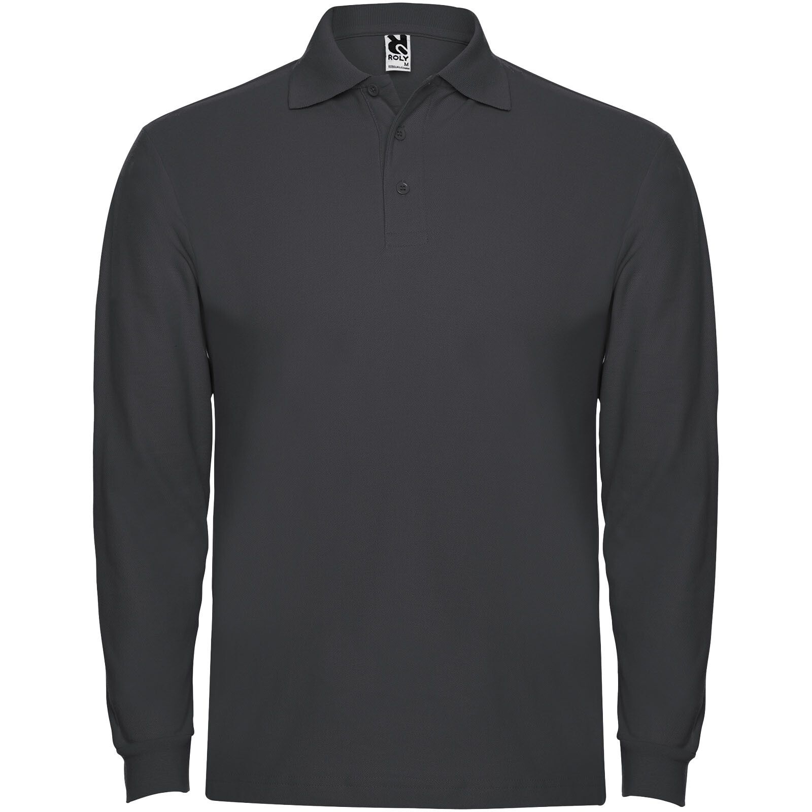 Estrella Langarm Poloshirt für Herren - dunkelblei - 3XL-25