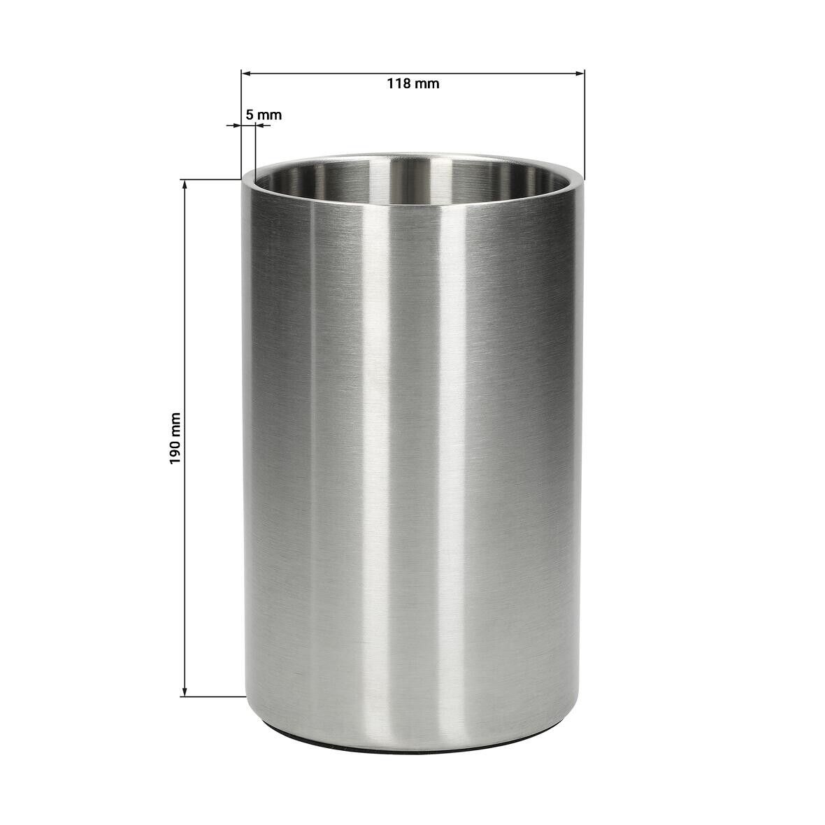 Flaschenkühler Chill - silber-634